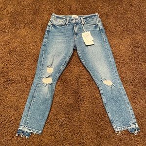NWT Frame Le High Skinny Crop size 27